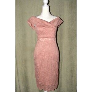 Women's Cocktail Dress Wedding, Formal, Vintage Style, Lace Sz S NWT